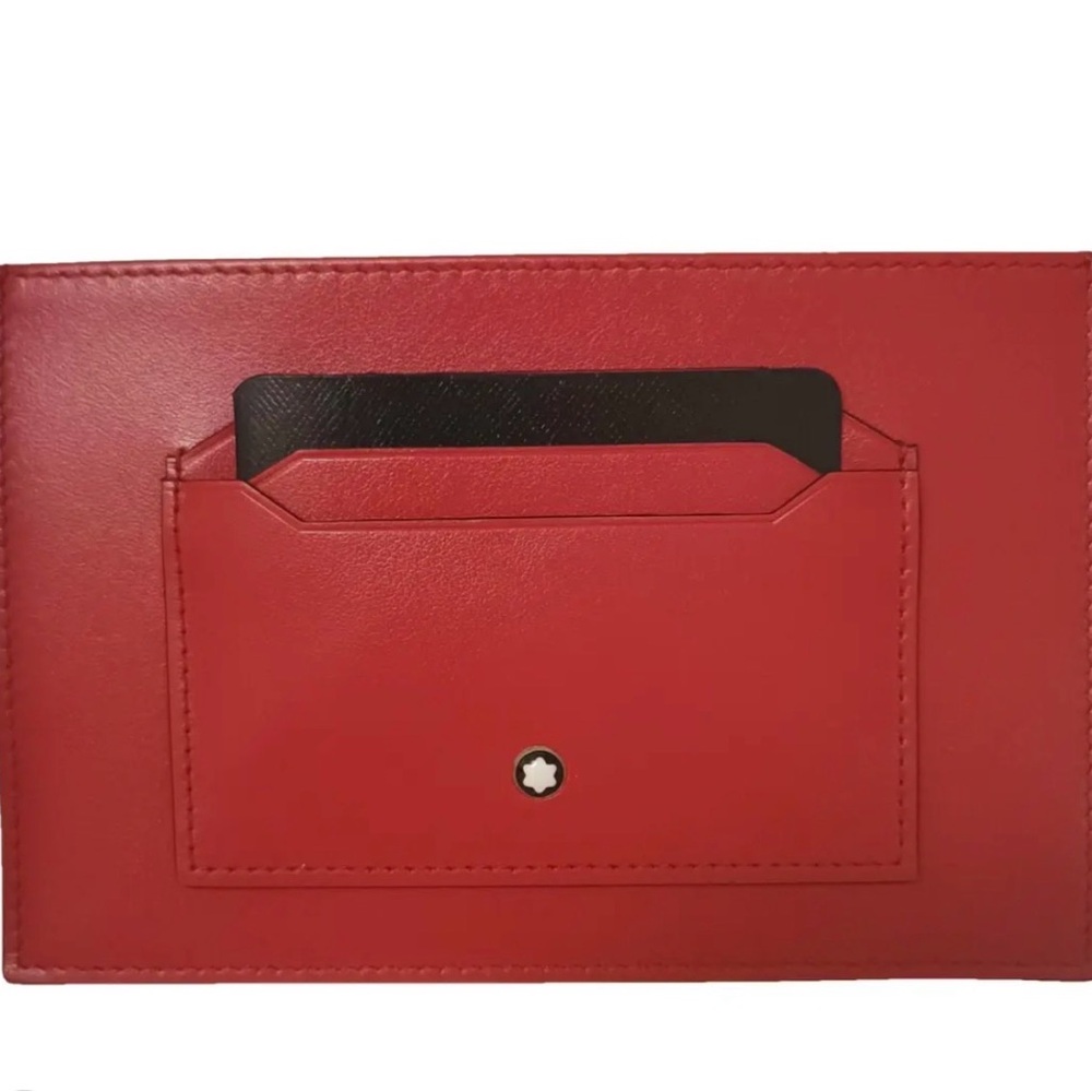 Montblanc Red Leather Card Holder